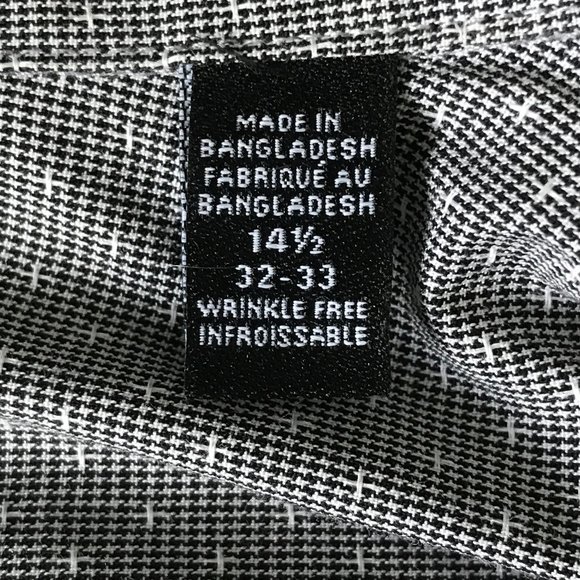 Unlisted kenneth Cole Grey & White Dress Shirt - Picture 7 of 8